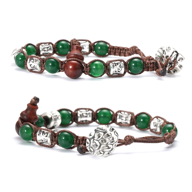 Tibetan healing meditation auspicious peace Xizang bracelet gourd bracelet men's bracelet bracciale tibetano originale - Image 7