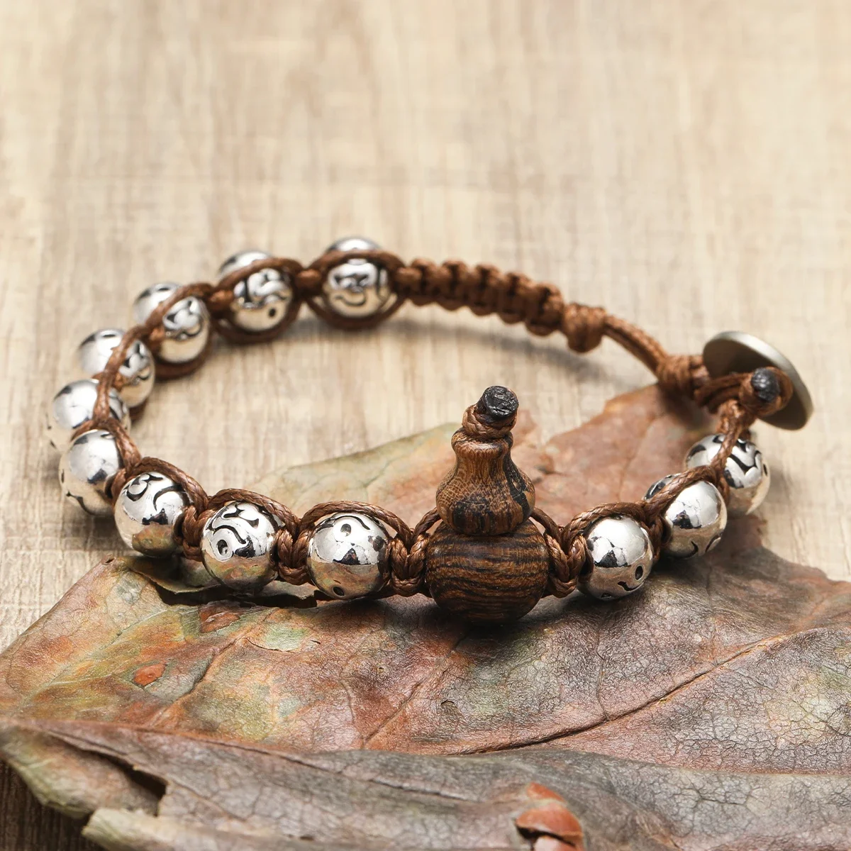 Tibetan healing meditation auspicious peace Xizang bracelet gourd bracelet men's bracelet bracciale tibetano originale - Image 3