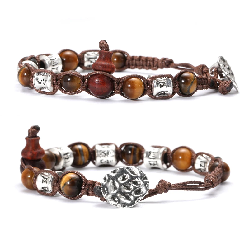 Tibetan healing meditation auspicious peace Xizang bracelet gourd bracelet men's bracelet bracciale tibetano originale - Image 11