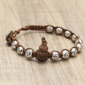 Tibetan healing meditation auspicious peace Xizang bracelet gourd bracelet men's bracelet bracciale tibetano originale - Image 5