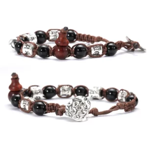 Tibetan healing meditation auspicious peace Xizang bracelet gourd bracelet men's bracelet bracciale tibetano originale - Image 12