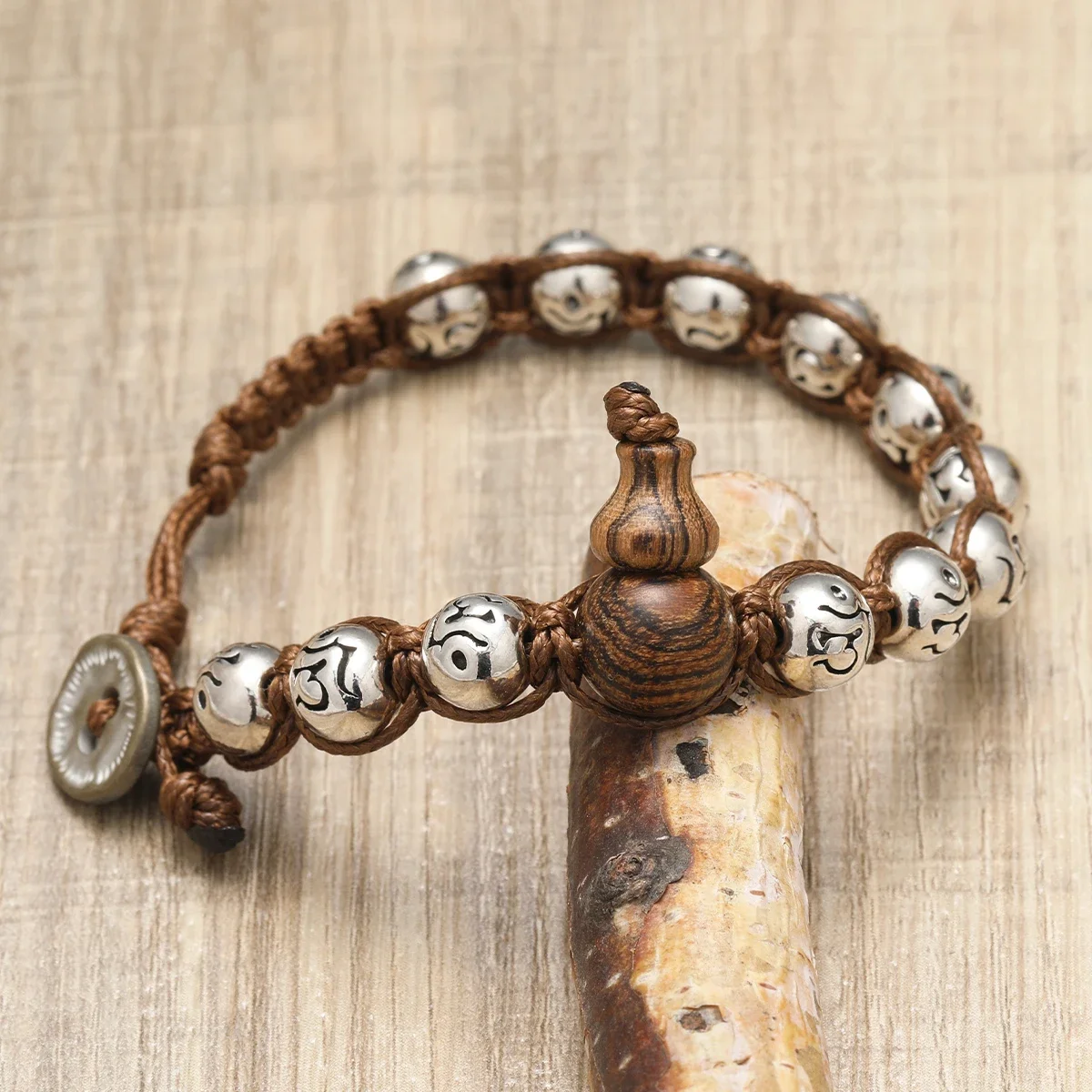 Tibetan healing meditation auspicious peace Xizang bracelet gourd bracelet men's bracelet bracciale tibetano originale - Image 6