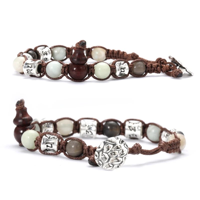 Tibetan healing meditation auspicious peace Xizang bracelet gourd bracelet men's bracelet bracciale tibetano originale - Image 13