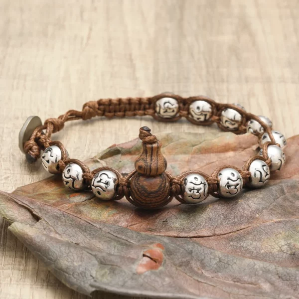 Tibetan healing meditation auspicious peace Xizang bracelet gourd bracelet men's bracelet bracciale tibetano originale