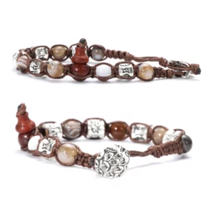 Tibetan healing meditation auspicious peace Xizang bracelet gourd bracelet men's bracelet bracciale tibetano originale - Image 14