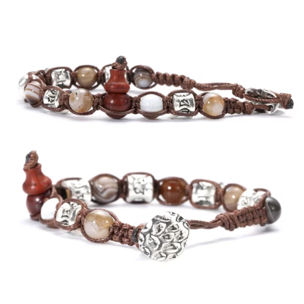 Tibetan healing meditation auspicious peace Xizang bracelet gourd bracelet men's bracelet bracciale tibetano originale